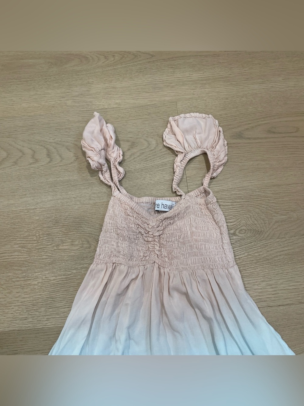 Tiare Hawaii Girls Pink to Blue Ombre Sundress - Picture 3 of 4